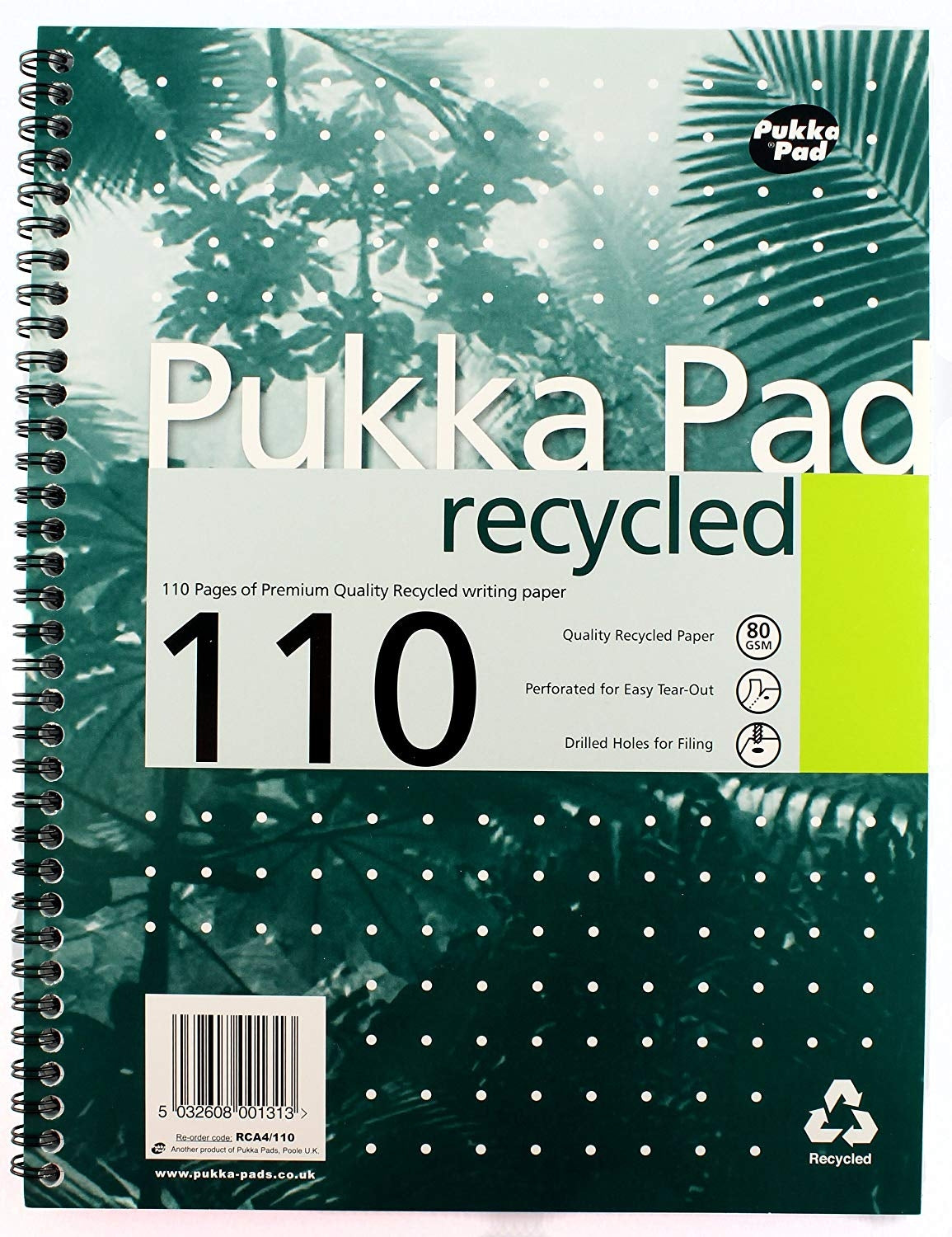 Pukka Pads Recycled A5 Notebook - NWT FM SOLUTIONS - YOUR CATERING WHOLESALER