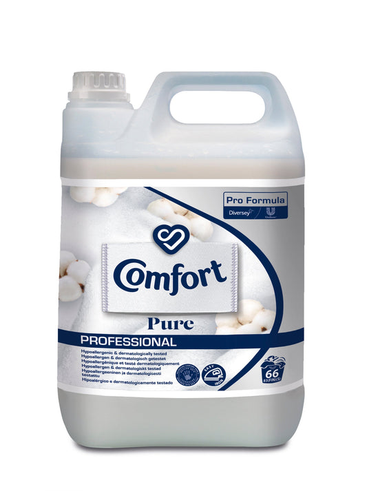 Comfort Professional Pure Fabric Softener (White) 5 Litre - NWT FM SOLUTIONS - YOUR CATERING WHOLESALER