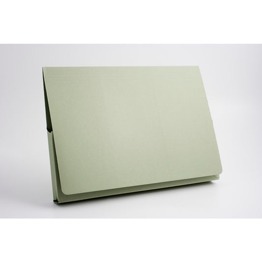 Guildhall Document Wallet Manilla Full Flap Foolscap 315gsm Green (Pack 50) - PW2-GRNZ - NWT FM SOLUTIONS - YOUR CATERING WHOLESALER