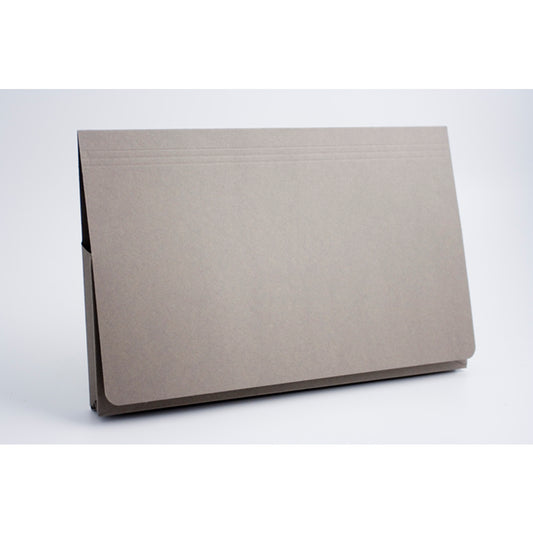 Guildhall Document Wallet Manilla Foolscap Full Flap 315gsm Grey (Pack 50) - PW2-GRYZ - NWT FM SOLUTIONS - YOUR CATERING WHOLESALER