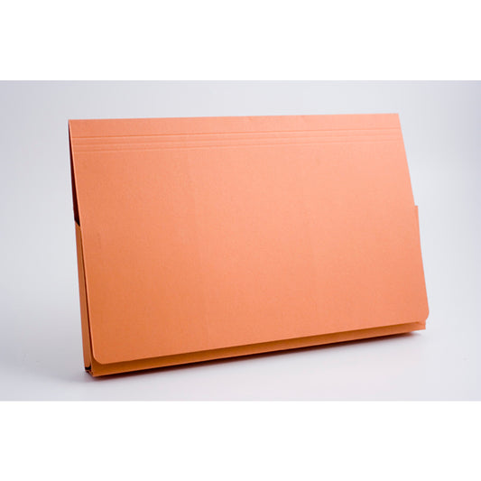 Guildhall Document Wallet Manilla Full Flap Foolscap 315gsm Orange (Pack 50) - PW2-ORGZ - NWT FM SOLUTIONS - YOUR CATERING WHOLESALER