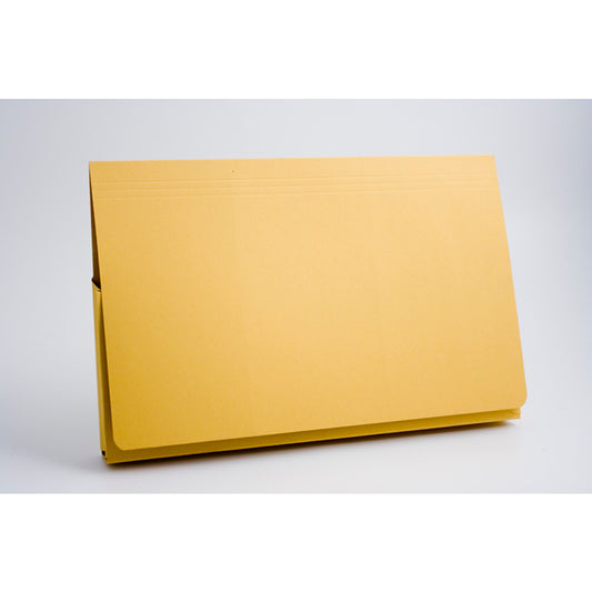 Guildhall Document Wallet Manilla Full Flap Foolscap 315gsm Yellow (Pack 50) - PW2-YLWZ - NWT FM SOLUTIONS - YOUR CATERING WHOLESALER