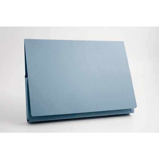 Guildhall Legal Wallet Manilla 356x254mm Full Flap 315gsm Blue (Pack 50) - PW3-BLUZ - NWT FM SOLUTIONS - YOUR CATERING WHOLESALER