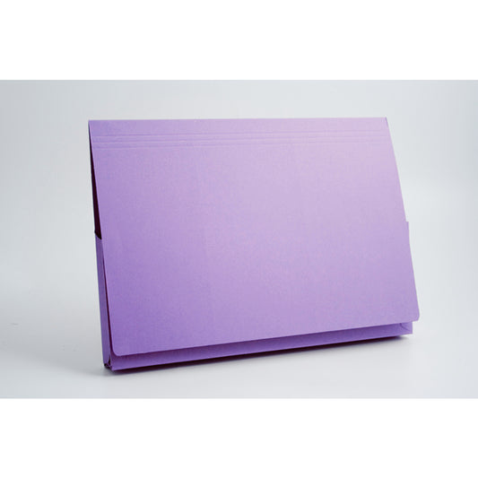 Guildhall Document Wallet Manilla 14x10 Full Flap 315gsm Mauve (Pack 50) - PW3-MVEZ - NWT FM SOLUTIONS - YOUR CATERING WHOLESALER