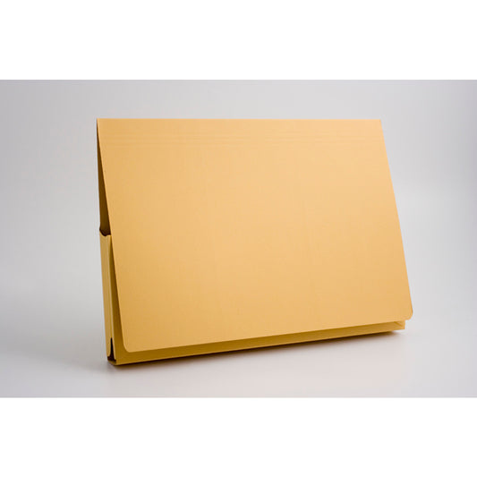 Guildhall Legal Wallet Manilla 356x254mm Full Flap 315gsm Yellow (Pack 50) - PW3-YLWZ - NWT FM SOLUTIONS - YOUR CATERING WHOLESALER