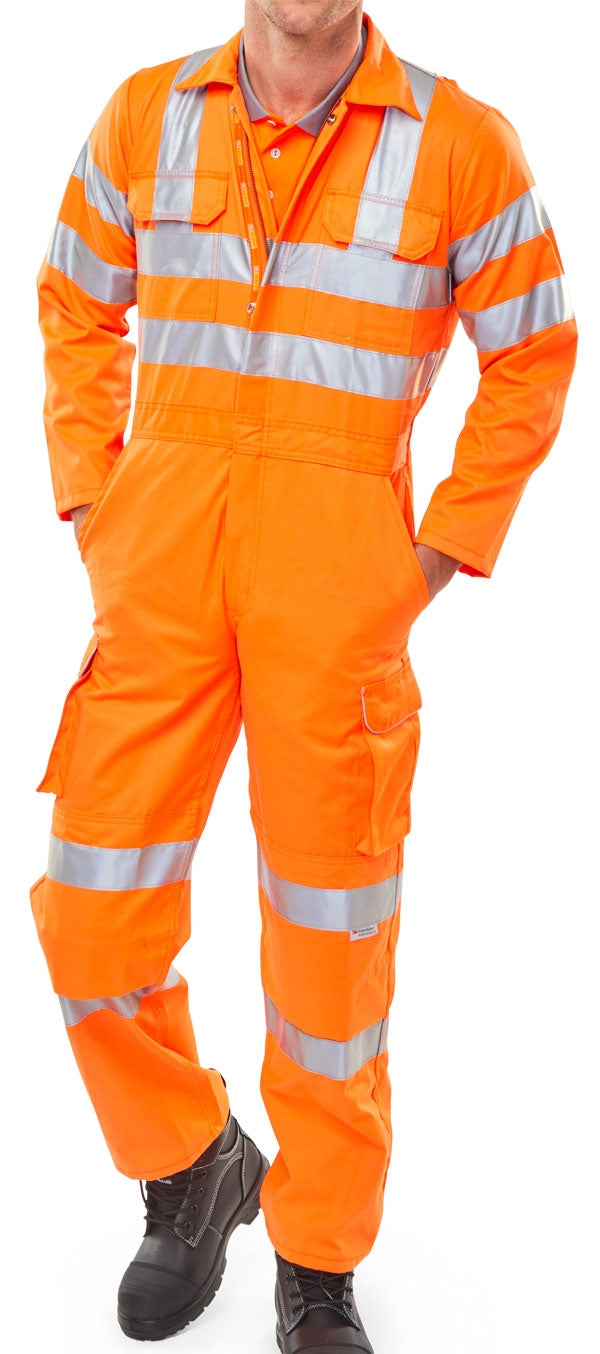 Beeswift Rail Spec Size 54 Coverall - NWT FM SOLUTIONS - YOUR CATERING WHOLESALER