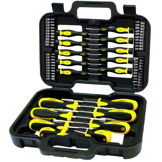 Rolson 58 Piece Screwdriver Set - NWT FM SOLUTIONS - YOUR CATERING WHOLESALER