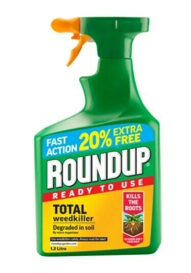 Roundup RTU Total Weedkiller 1 Litre +20% Extra - NWT FM SOLUTIONS - YOUR CATERING WHOLESALER
