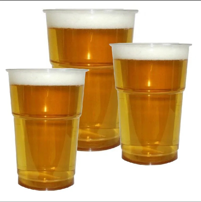 Plastic Pint Glasses 50's