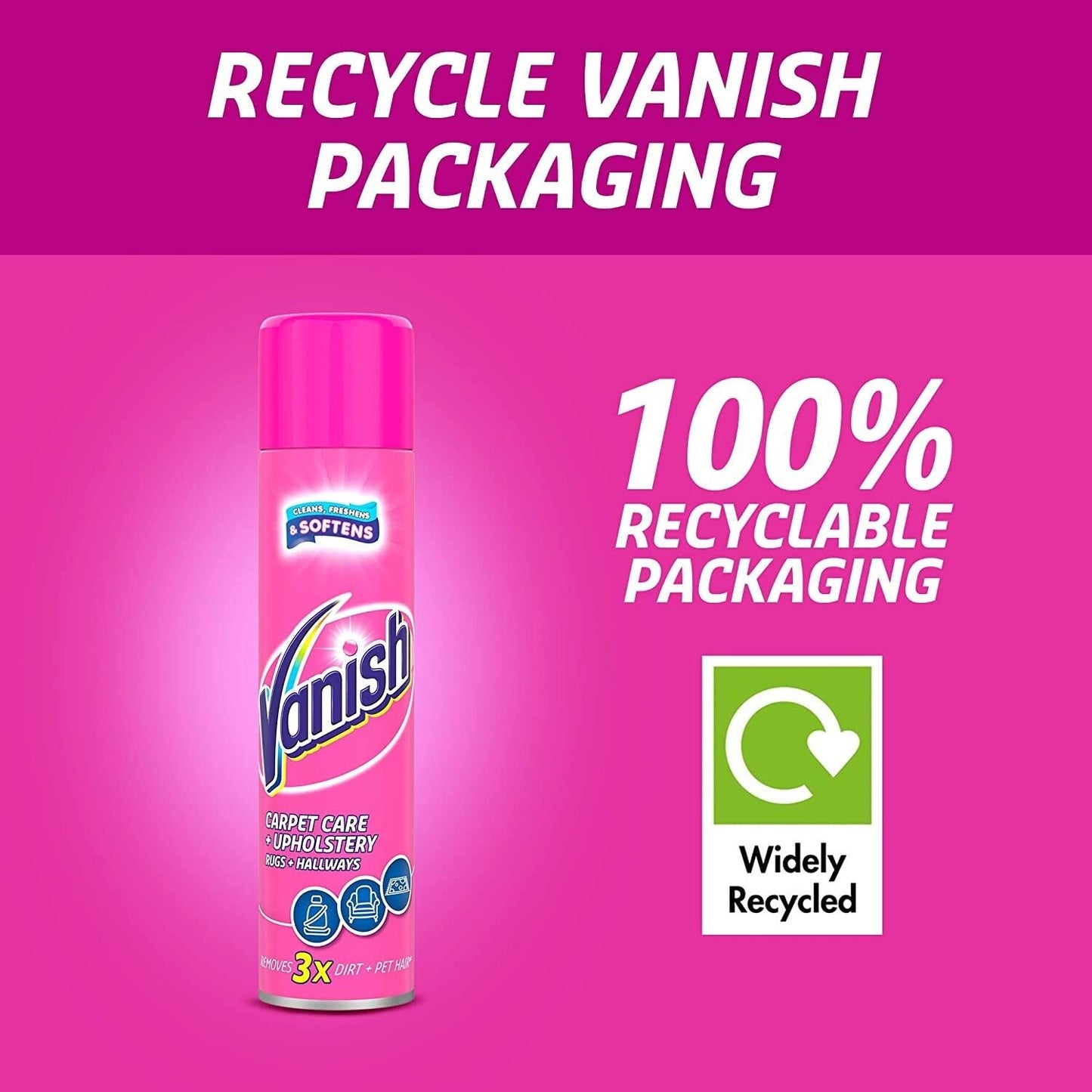 Vanish Carpet Power Foam 600ml
