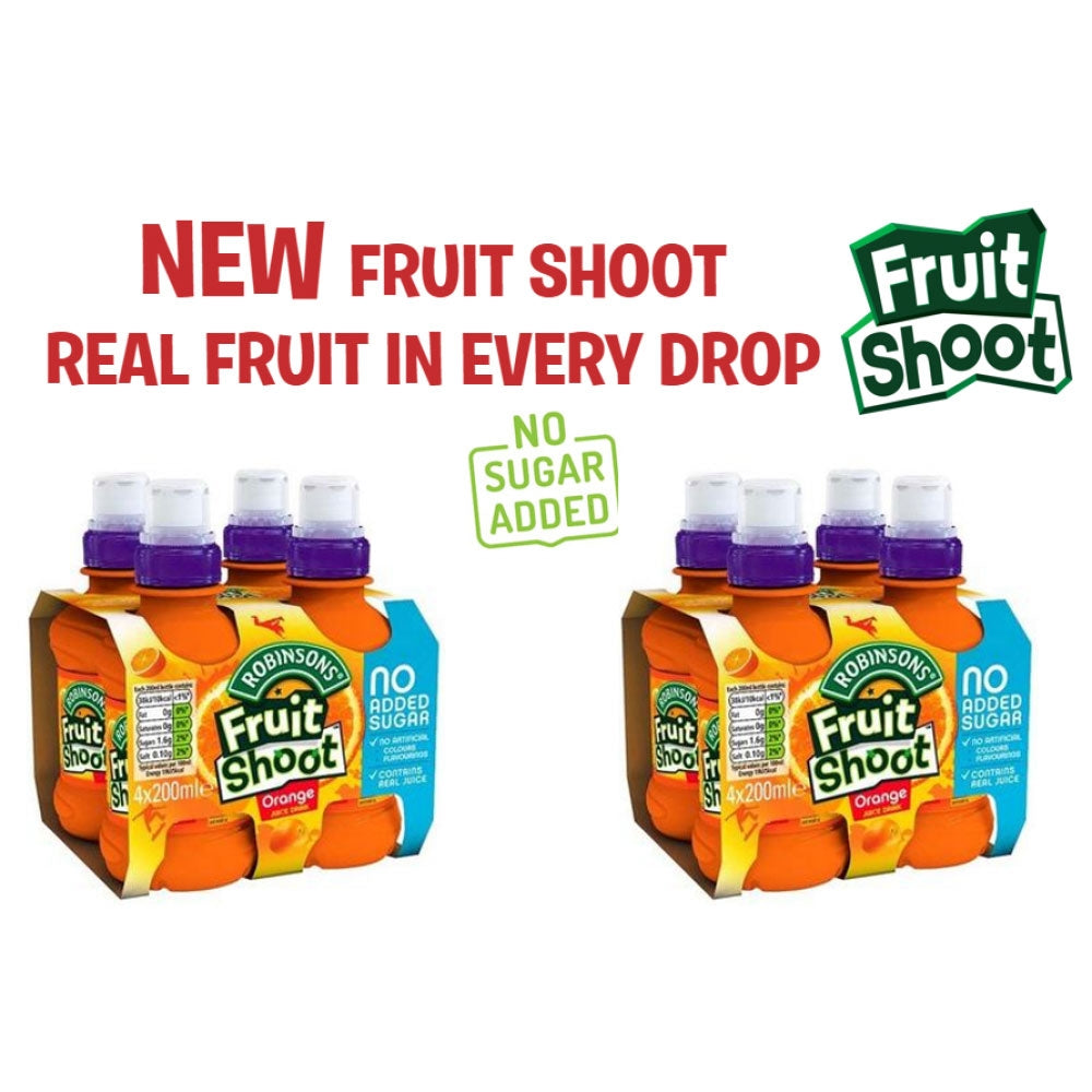 Fruit Shoot Orange 4x200ml - NWT FM SOLUTIONS - YOUR CATERING WHOLESALER