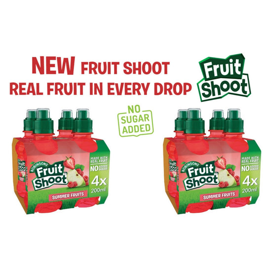 Fruit Shoot Summer Fruits 4x200ml - NWT FM SOLUTIONS - YOUR CATERING WHOLESALER