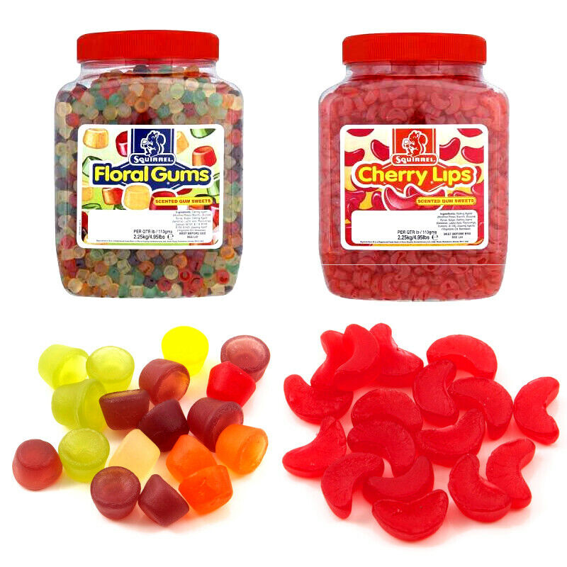 Squirrel Cheery Lips Scented Sweets 2.25kg Resealable Tub