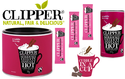 Clipper Fairtrade Instant Hot Chocolate Sticks 100x28g