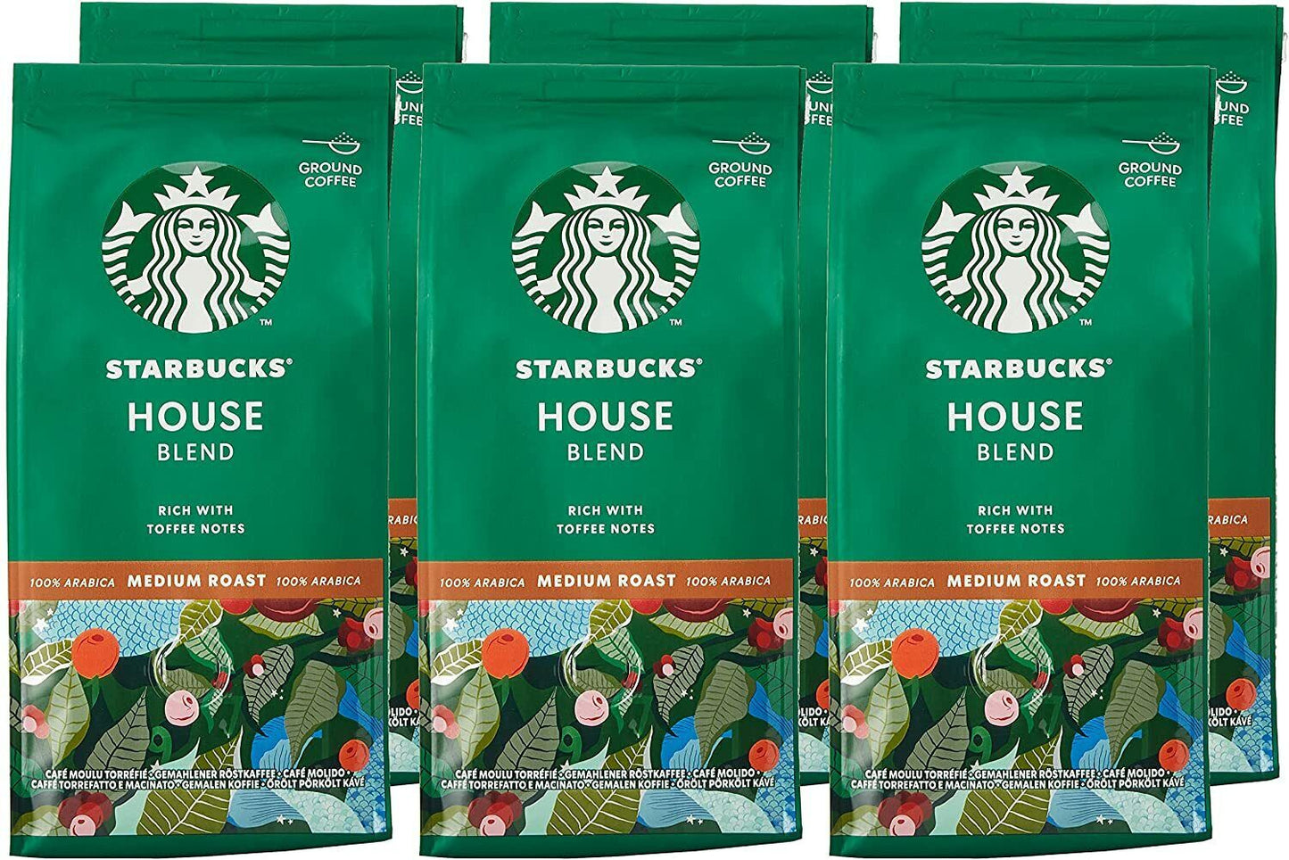 Starbucks Medium House Blend Ground Filter Coffee 200g
