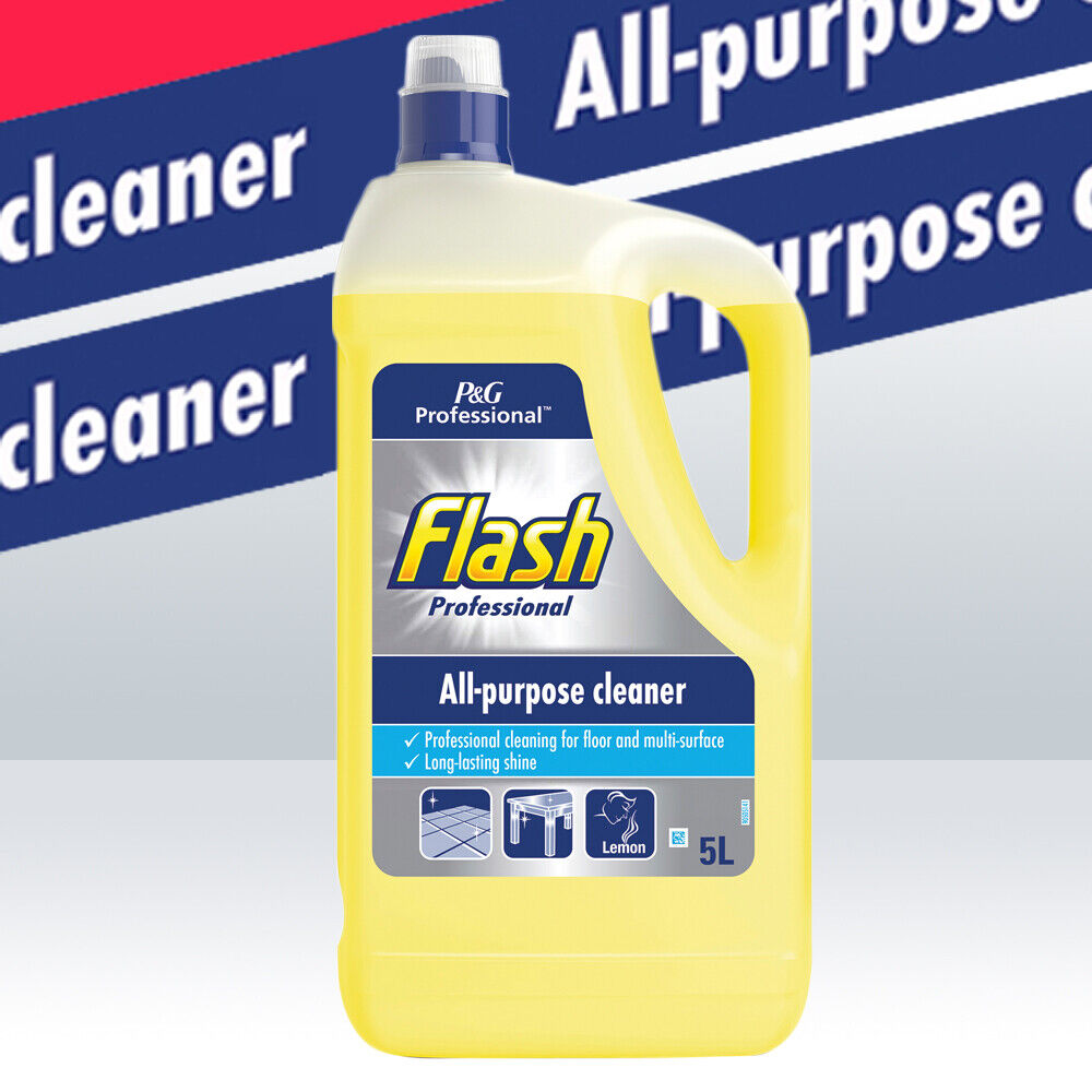 Flash All Purpose Lemon 5litre - NWT FM SOLUTIONS - YOUR CATERING WHOLESALER