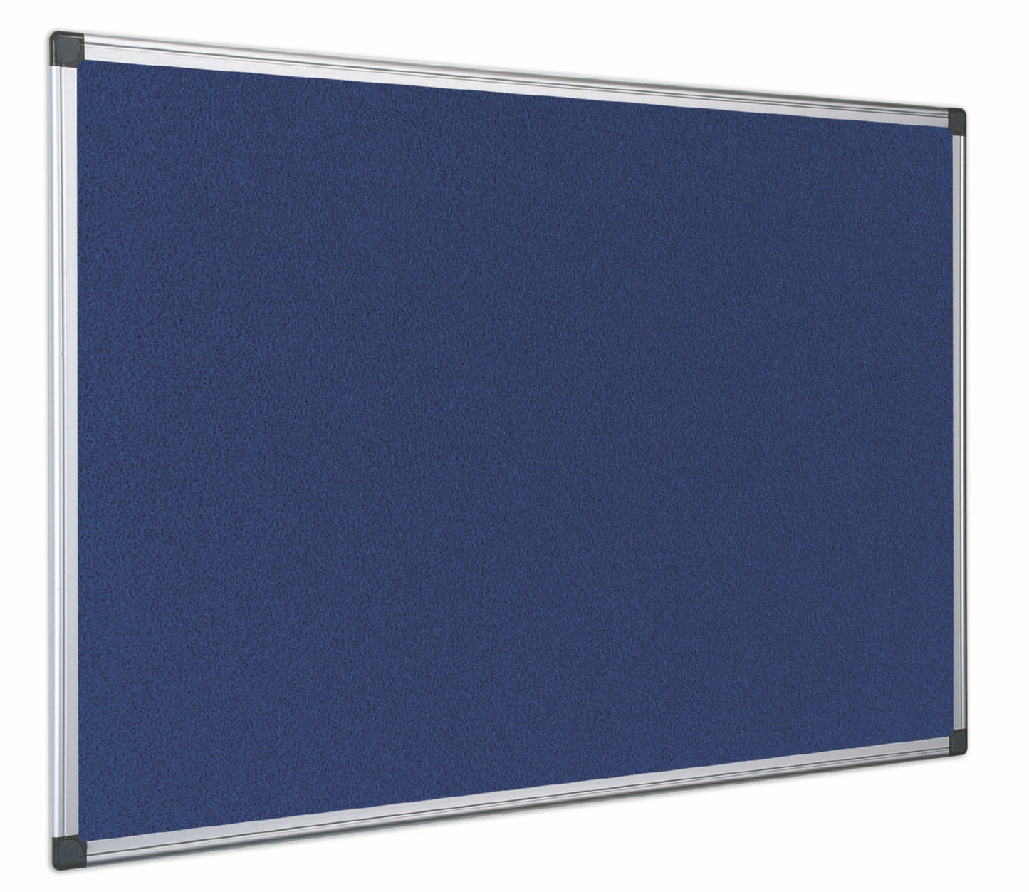 Bi-Office Maya Fire Retardant Blue Felt Noticeboard Aluminium Frame 900x600mm - SA0301170