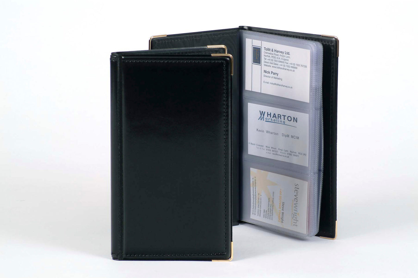 Goldline 115x214mm Business Card Holder 48 Pocket Black - SBC3P/BLKZ