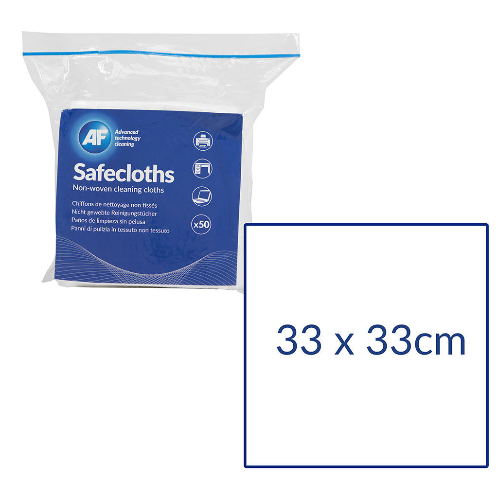 AF Safecloths Cleaning Cloths 320x340mm (Pack 50) SCH050