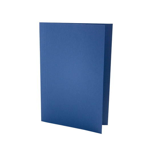 Exacompta Square Cut Folder Manilla Foolscap 180gsm Blue (Pack 100) - SCL-BLUZ - NWT FM SOLUTIONS - YOUR CATERING WHOLESALER