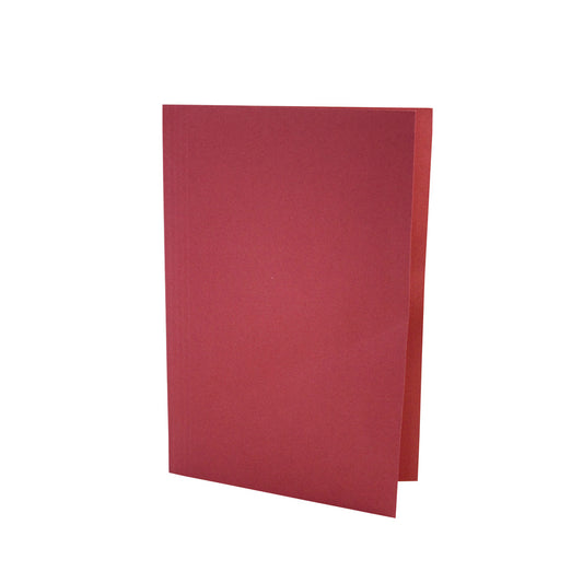 Exacompta Square Cut Folder Manilla Foolscap 180gsm Red (Pack 100) - SCL-REDZ - NWT FM SOLUTIONS - YOUR CATERING WHOLESALER