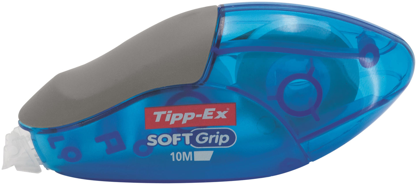 Tipp-Ex Soft Grip Correction Tape Roller 4.2mmx10m White (Pack 10) - 895933