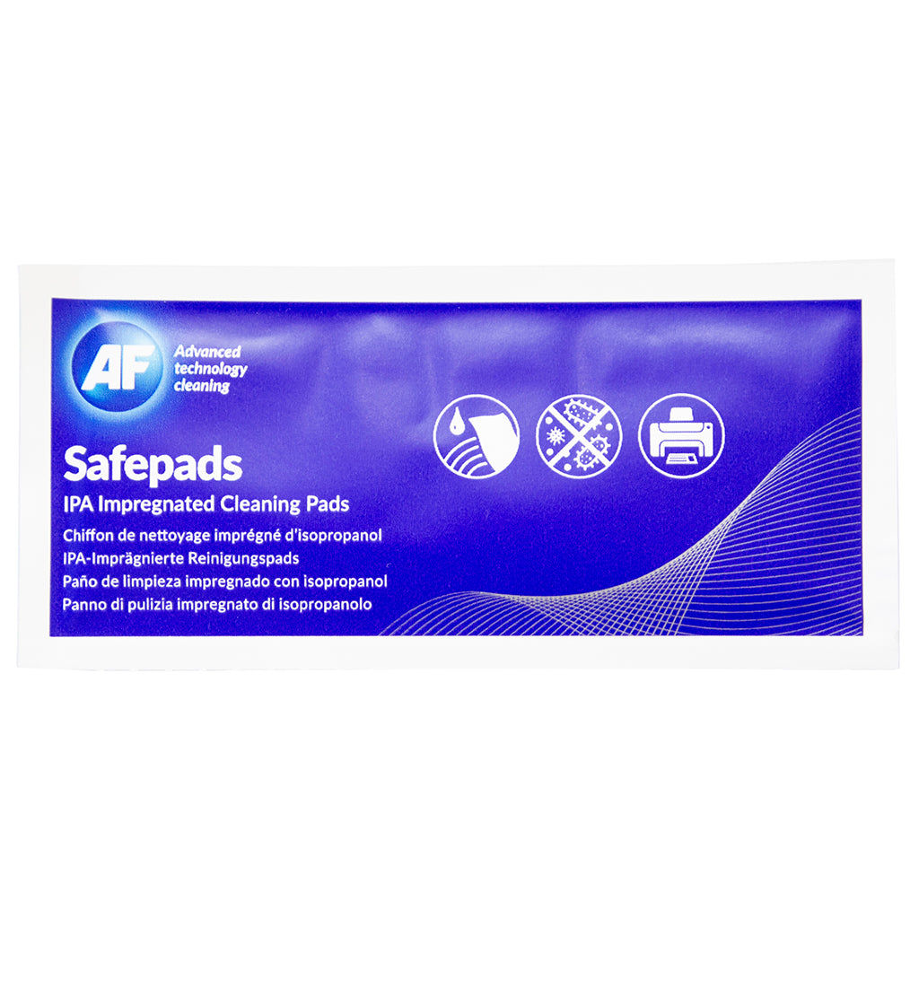 AF Safepads Cleaning Pads (Pack 100) SPA100