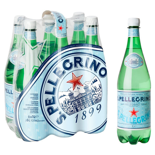San Pellegrino Sparkling Water 6x1litre