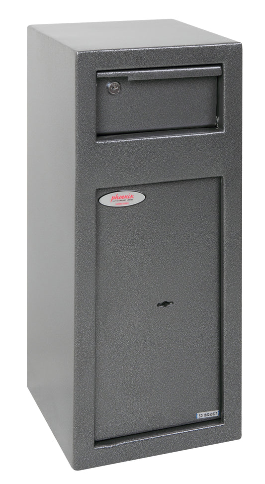 Phoenix Cashier Day Deposit Security Safe Key Lock Graphite Grey SS0992KD - NWT FM SOLUTIONS - YOUR CATERING WHOLESALER