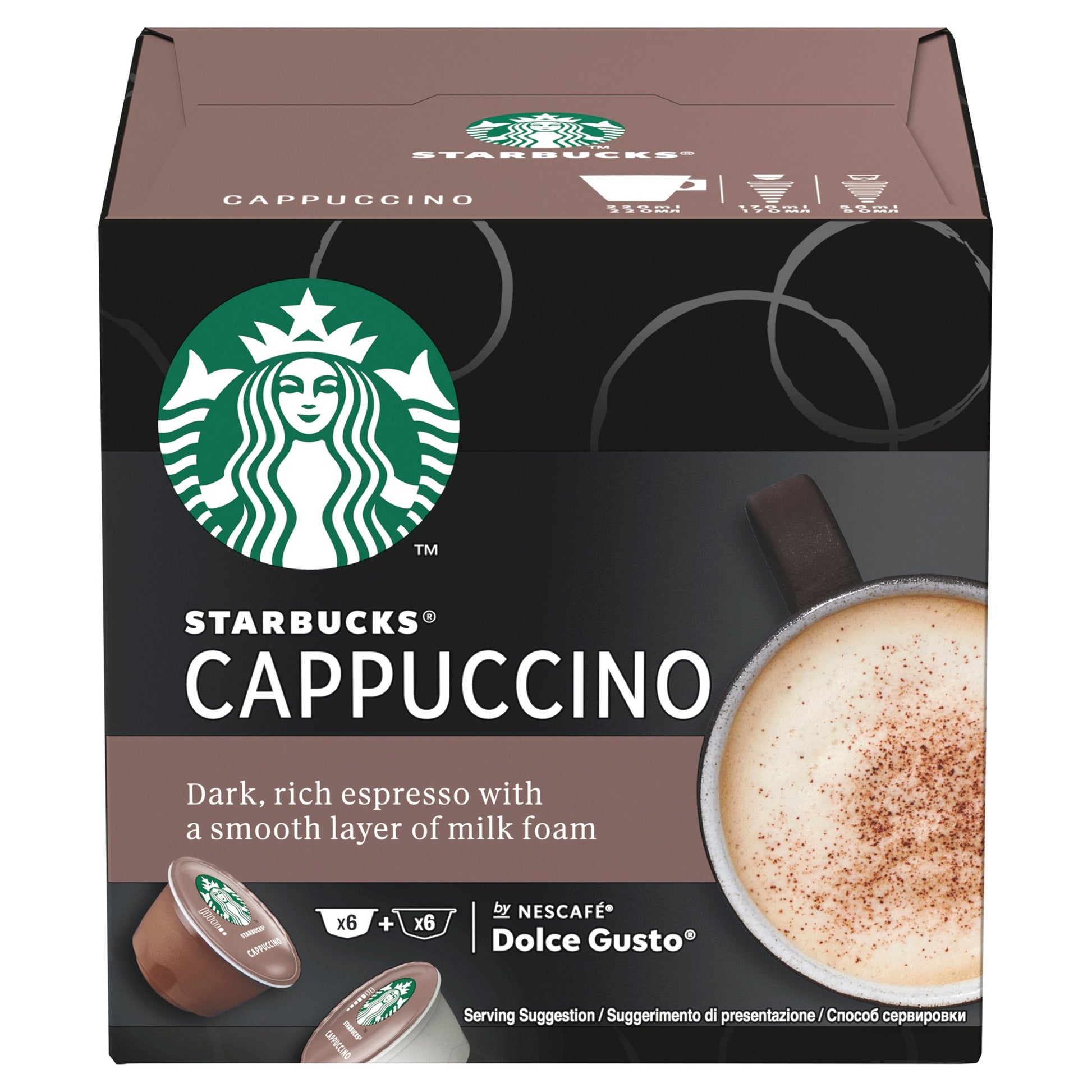 Dolce Gusto Starbucks Cappuccino 12's - NWT FM SOLUTIONS - YOUR CATERING WHOLESALER
