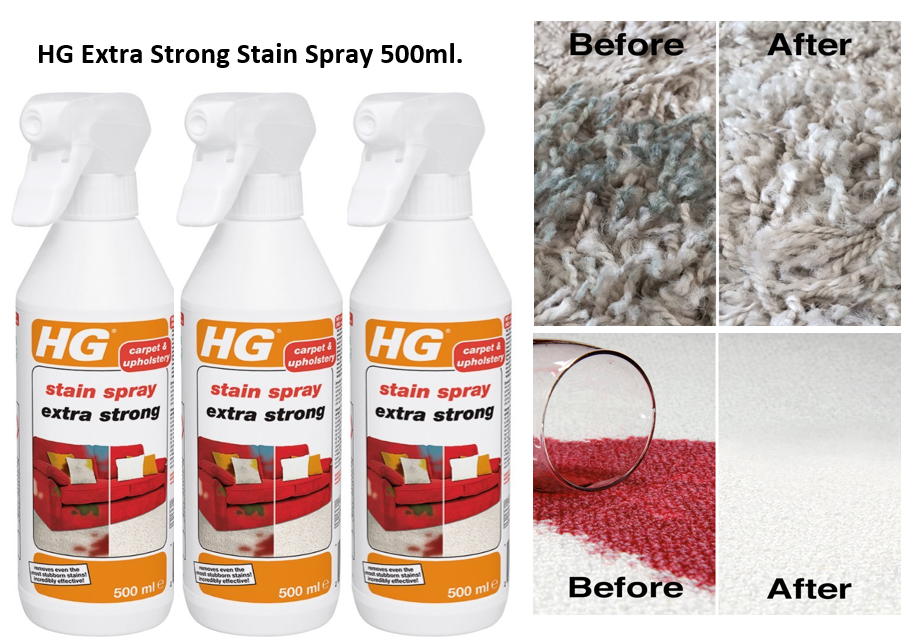 HG Carpet & Upholstery Stain Spray Extra Strong 500ml - NWT FM SOLUTIONS - YOUR CATERING WHOLESALER