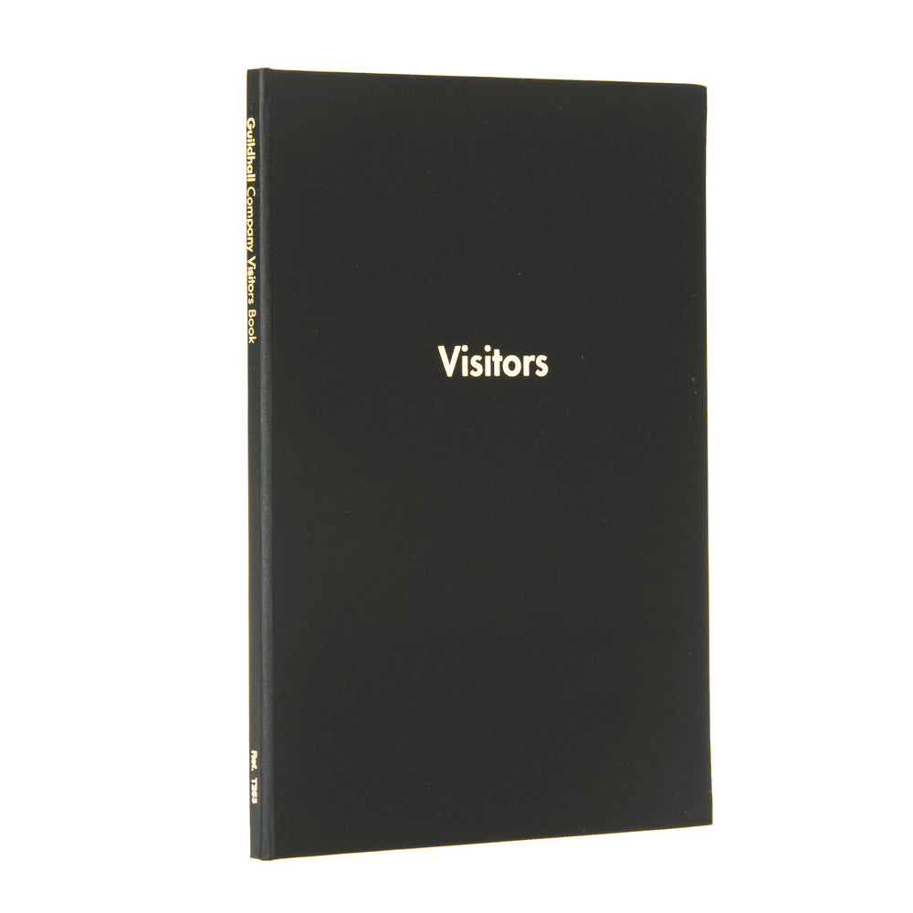 Guildhall Company Visitors Book A4 160 Pages Black T253Z - NWT FM SOLUTIONS - YOUR CATERING WHOLESALER