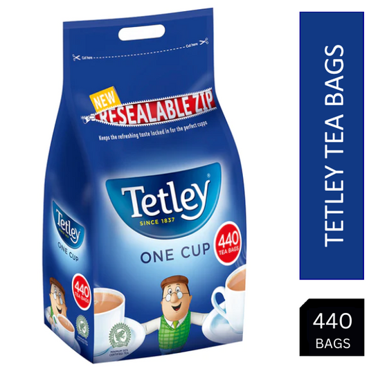 Tetley One Cup Teabags 440's - NWT FM SOLUTIONS - YOUR CATERING WHOLESALER