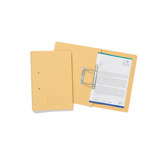Exacompta Transfer File Manilla Foolscap Yellow 285gsm (Pack 25) TFM-YLWZ - NWT FM SOLUTIONS - YOUR CATERING WHOLESALER