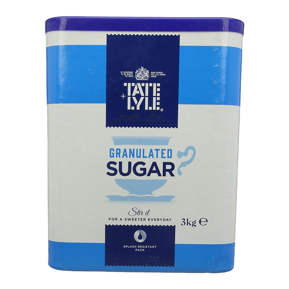 Tate & Lyle 3kg Granulated Sugar Tub