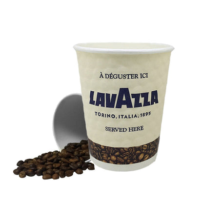 Lavazza 8oz Double Walled Embossed Cups 25's - NWT FM SOLUTIONS - YOUR CATERING WHOLESALER