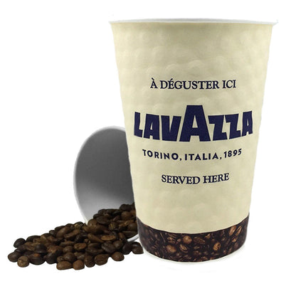 Lavazza 12oz Double Walled Embossed Cups 25's - NWT FM SOLUTIONS - YOUR CATERING WHOLESALER