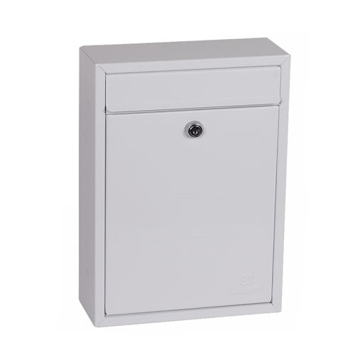 Phoenix Letra Front Loading White Mail Box (MB0116KW) - NWT FM SOLUTIONS - YOUR CATERING WHOLESALER