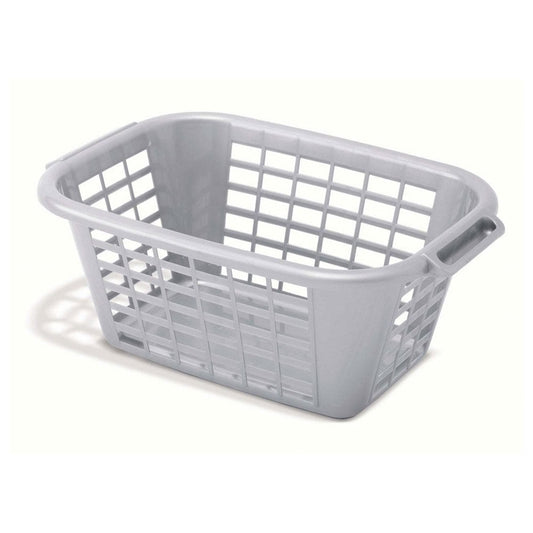 Addis Metallic Laundry Basket 40 Litre - NWT FM SOLUTIONS - YOUR CATERING WHOLESALER