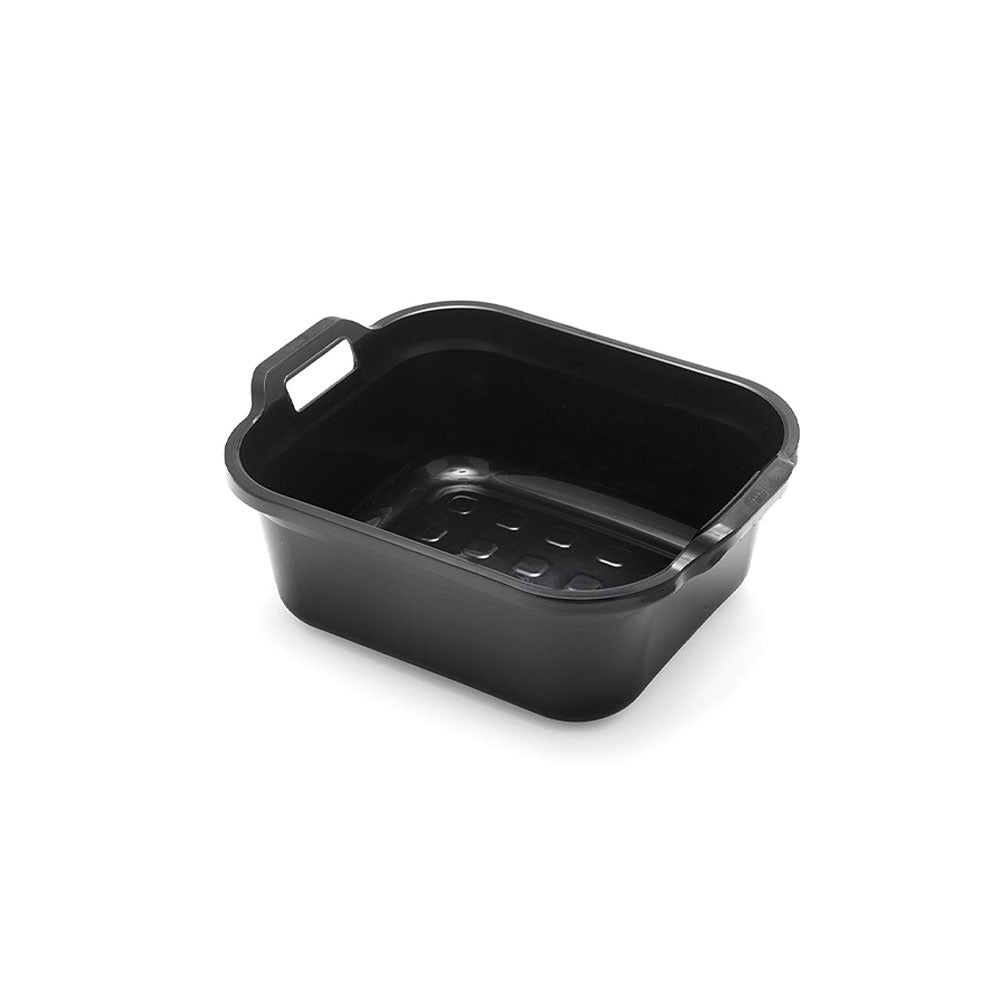 Addis Large Rectangular Black 10 Litre Washing Up Bowl with Handles - NWT FM SOLUTIONS - YOUR CATERING WHOLESALER