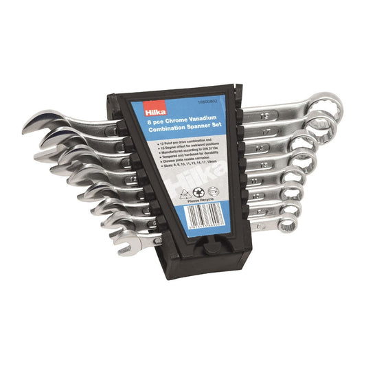 Hilka Combi Spanner Metric Pack 8's - NWT FM SOLUTIONS - YOUR CATERING WHOLESALER