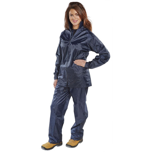Beeswift Weatherproof XXL Navy Suit - NWT FM SOLUTIONS - YOUR CATERING WHOLESALER