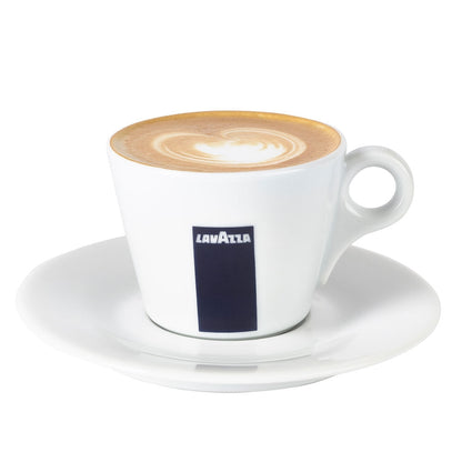 Set of Lavazza branded Espresso cup and saucer.