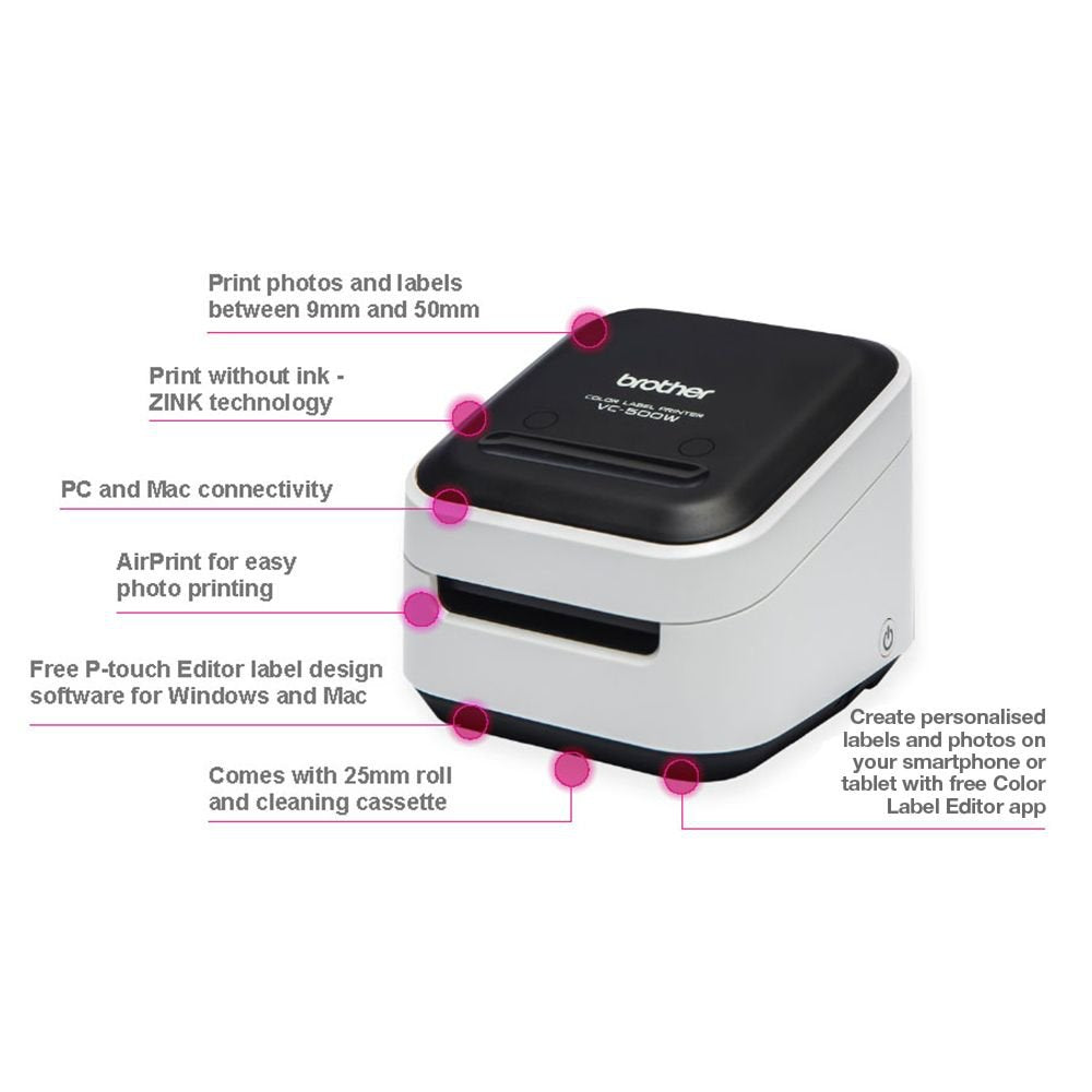 Brother VC500W Design and Craft Label Printer