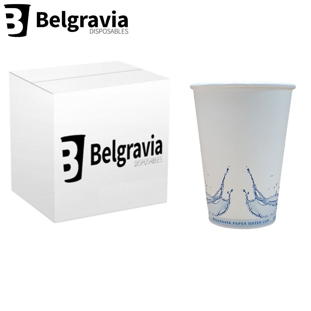 Belgravia 7oz Paper Water Cups 50's - NWT FM SOLUTIONS - YOUR CATERING WHOLESALER