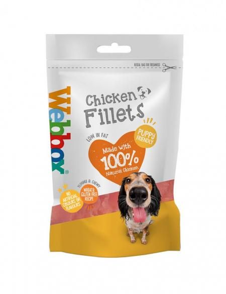 Webbox Chicken Fillets Dog Treats 100g  - NWT FM SOLUTIONS - YOUR CATERING WHOLESALER