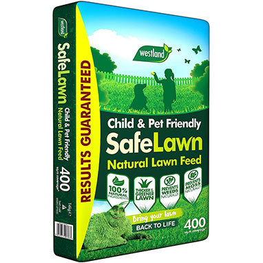 Westland SafeLawn Natural Lawn Feed 400m2 Green 14kg - NWT FM SOLUTIONS - YOUR CATERING WHOLESALER