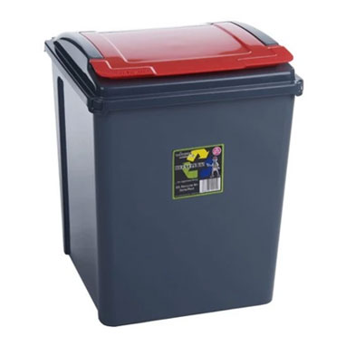 Wham Recycle It Red Bin & Lid 50 Litre - NWT FM SOLUTIONS - YOUR CATERING WHOLESALER
