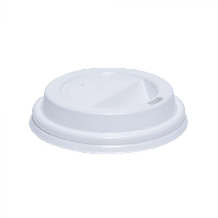 Belgravia Bio 8oz Sip Through White Lids 50's