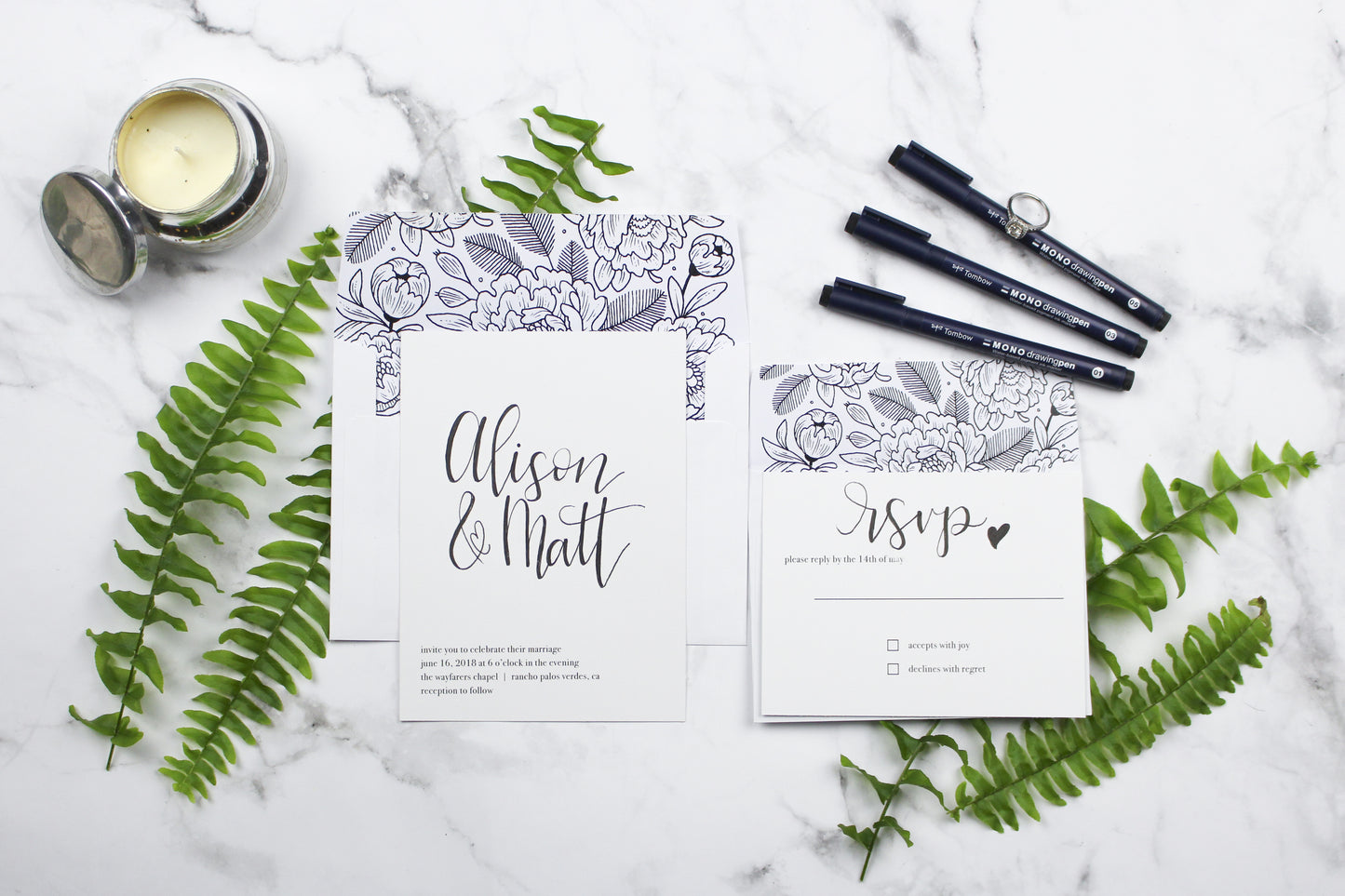 Tombow MONO Fineliner Drawing Pen 0.24mm/0.35mm/0.46mm Line Black (Pack 3) - WS-EFL-3P